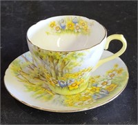 Shelley 'Daffodil Time' Teacup & Saucer
