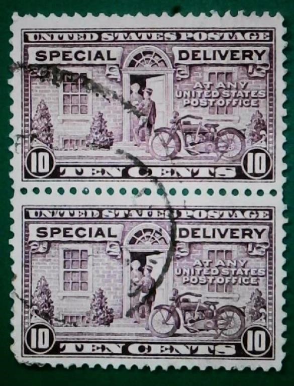 1927 Special Delivery Pair Scott# E15