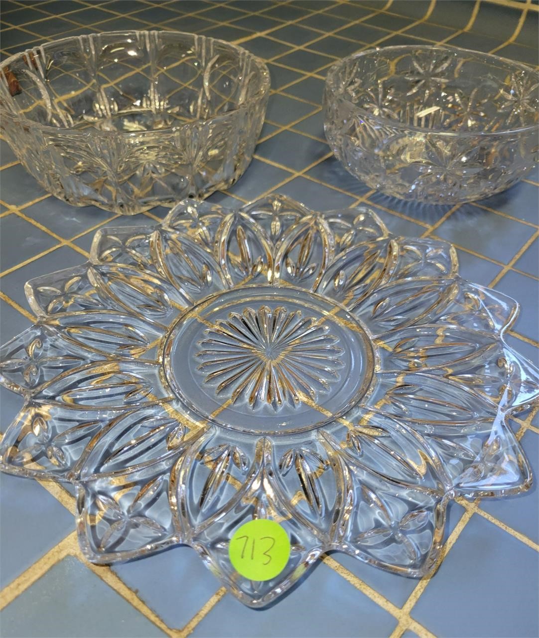 Sunflower Platter, Bowls