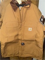 Carhartt quilt lined coat size 48 Tall