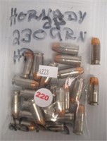 (25) Rounds of Federal 45 auto 230GR hollow