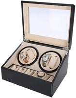 Watch Winder for 4 Automatic Watches with 6 Grids