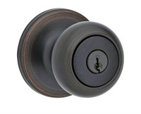 $32.00 Kwikset Cove Venetian Bronze Entry Knobs