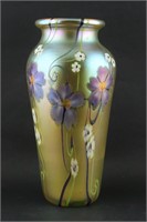 Orient & Flume Art Glass Floral Vase