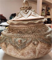 LG Piece of Old Pottery with Lid