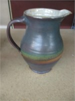 vintage Ceramic stoneware water pitcher