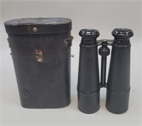 1940's WWII Sportiere Paris Binoculars & Case