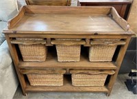 Storage Cabinet with Baskets