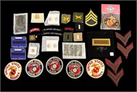 Mixed insignia and mixed Marine Corp insignia