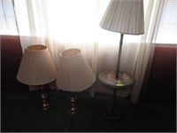 Floor lamp and  2 other lamps