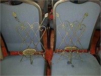 Metal wall candle holders and plate rack