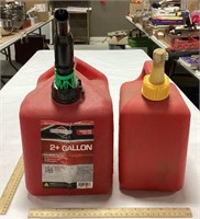 2 Gas Cans - 1Gal & 2Gal