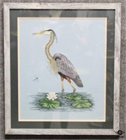 Crossed Wing Collection Great Blue Heron