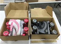 2 pairs of Firestar roller skates-sz 2 & 4