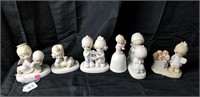 Lot Of 6 Precious Moments Figurines