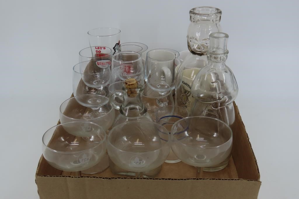 Selection of Glassware and Ceramic Mugs
