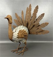 Metal Turkey Decor