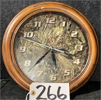 12" Grassy Camo Wall Clock