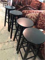 Bar Stools - 1 missing 1 rung Times 4