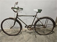 Vintage green Schwinn bicycle