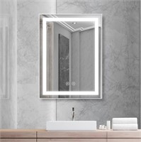 Newcoco 24x32 Inch LED Bathroom Mirror Lighted Wal