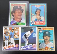 Group of 1980's Baseball Cards including 1985