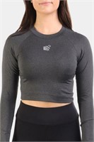 Jed North Women's XS Fitted Long Sleeve Crop Top