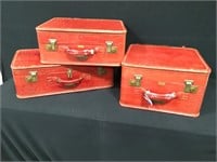 Vintage Red Luggage