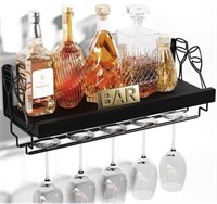 ($30) Love-KANKEI Wall Mounted Wine Rack,