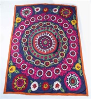 EMBROIDERED SUZANI WALL HANGING