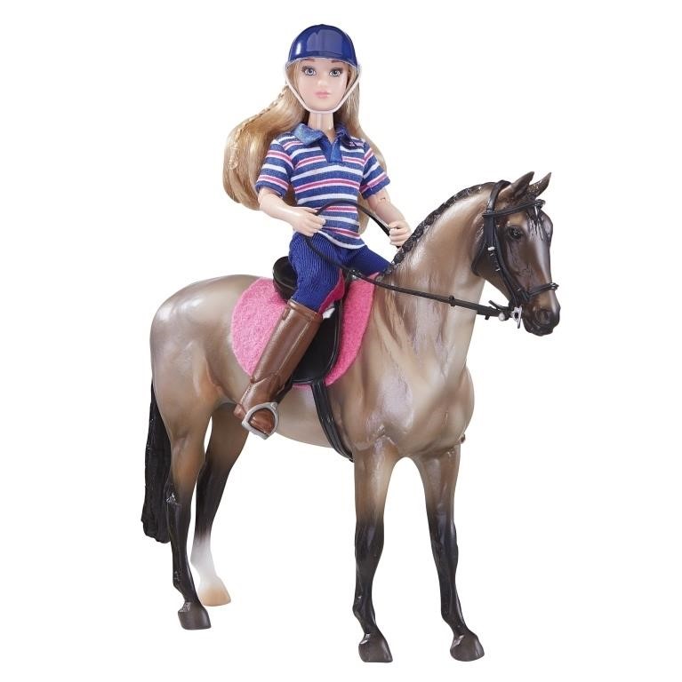 WF6927  Breyer English Horse & Rider Set, Kids Toy