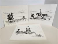 T.  P. Sharkey Western Prints (3)