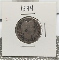 1894 BARBER QUARTER