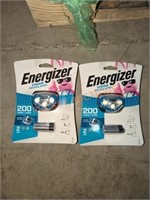 Energizer 200 Lumens Headlamps, Quantity 2