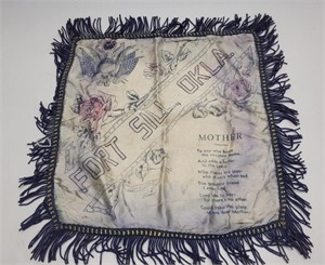 Fort Sill OKLA - WWll Pillow Case Honoring Mothers