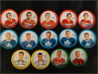 1962-63 Shirriff Hockey Coins - 14 Coins