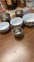 Metal bowls