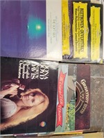 Stack of vintage albums