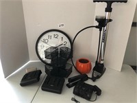 Office Supplies and Bike Pump