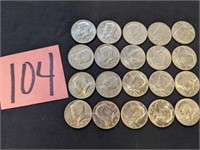 20- 1972 Half Dollars