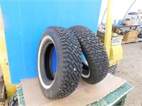 Pair of 2 tires P185/80R13 M/S winter tires