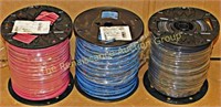 Three 500' Spools 10 AWG Stranded Copper Wire