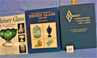 3 heisey collector books
