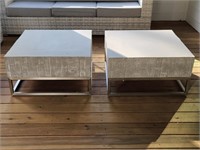 2PC OUTDOOR COFFEE TABLES