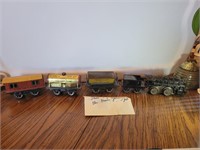 The Joy Line windup train set w/ key