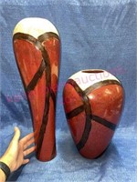(2) Decorative vases (retail $49.99ea)