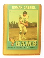 1962-1970 Roman Gabriel Rams Quarterback Card