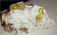 Apatite Crystals In Rock