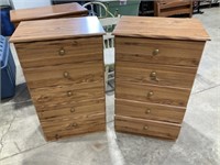 Wooden dresser set 5 drawer 40x24x16