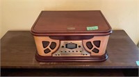 Replica vintage Record player, CD, stereo